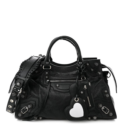 Balenciaga Agneau Arena Neo Cagole City Handbag Black 1 of 10