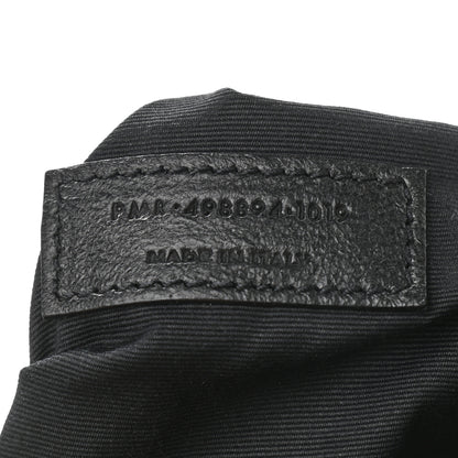 Saint Laurent Calfskin Matelasse Monogram Microstud Medium Niki Chain Satchel Black 7 of 11