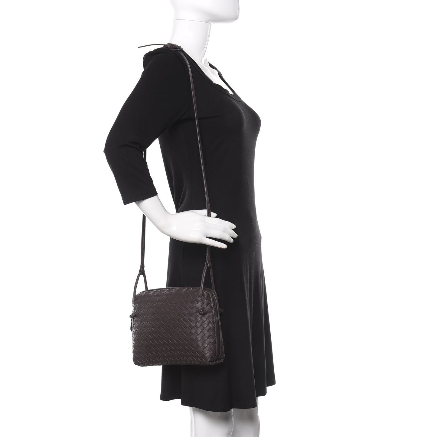 Nappa Intrecciato Nodini Crossbody Messenger Quetsche