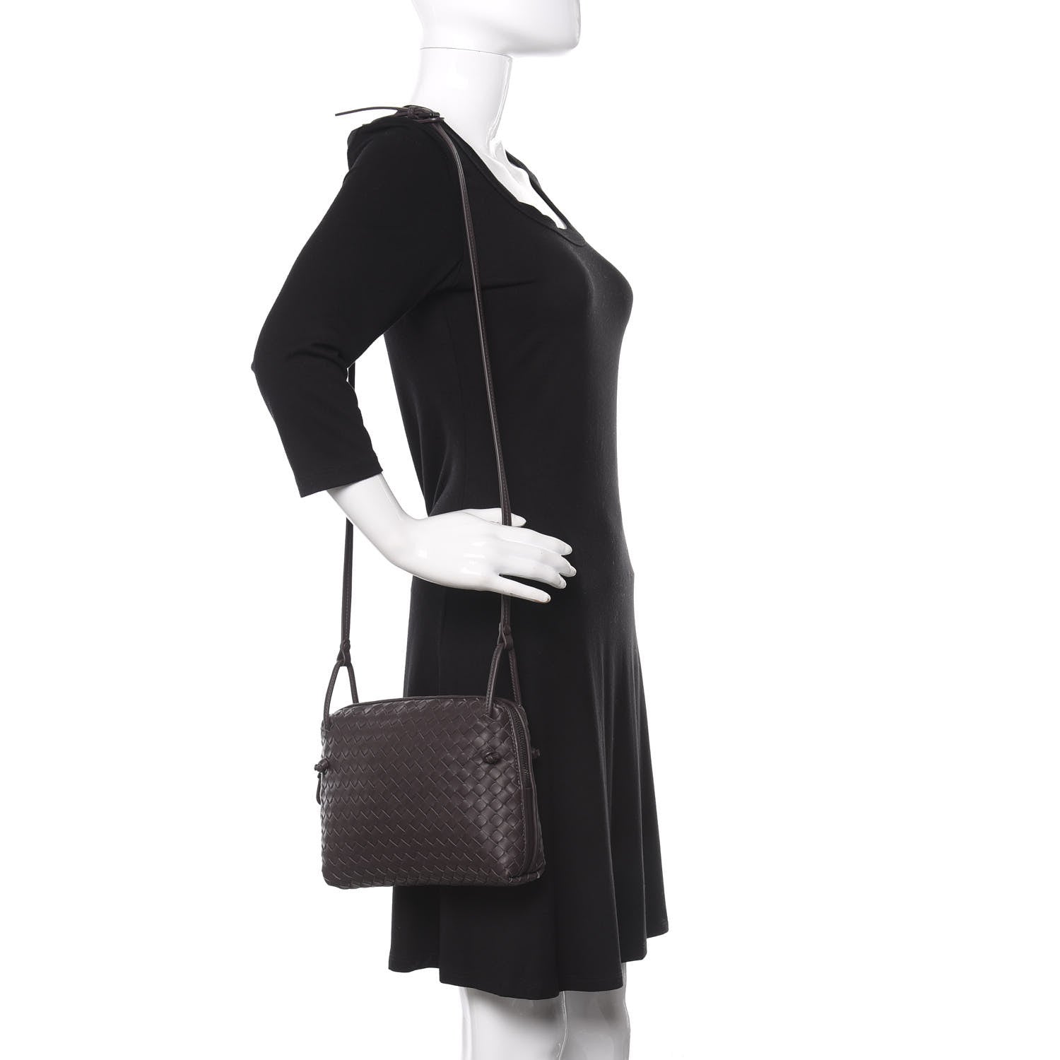 Bottega Veneta Nappa Intrecciato Nodini Crossbody Messenger Quetsche 2 of 8