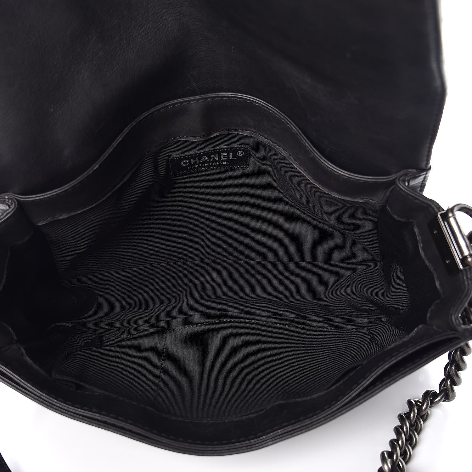 Chanel Calfskin New Medium Boy Reverso Flap Black 5 of 19