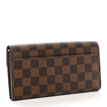 Louis Vuitton Damier Ebene Sarah Wallet NM 3 of 6