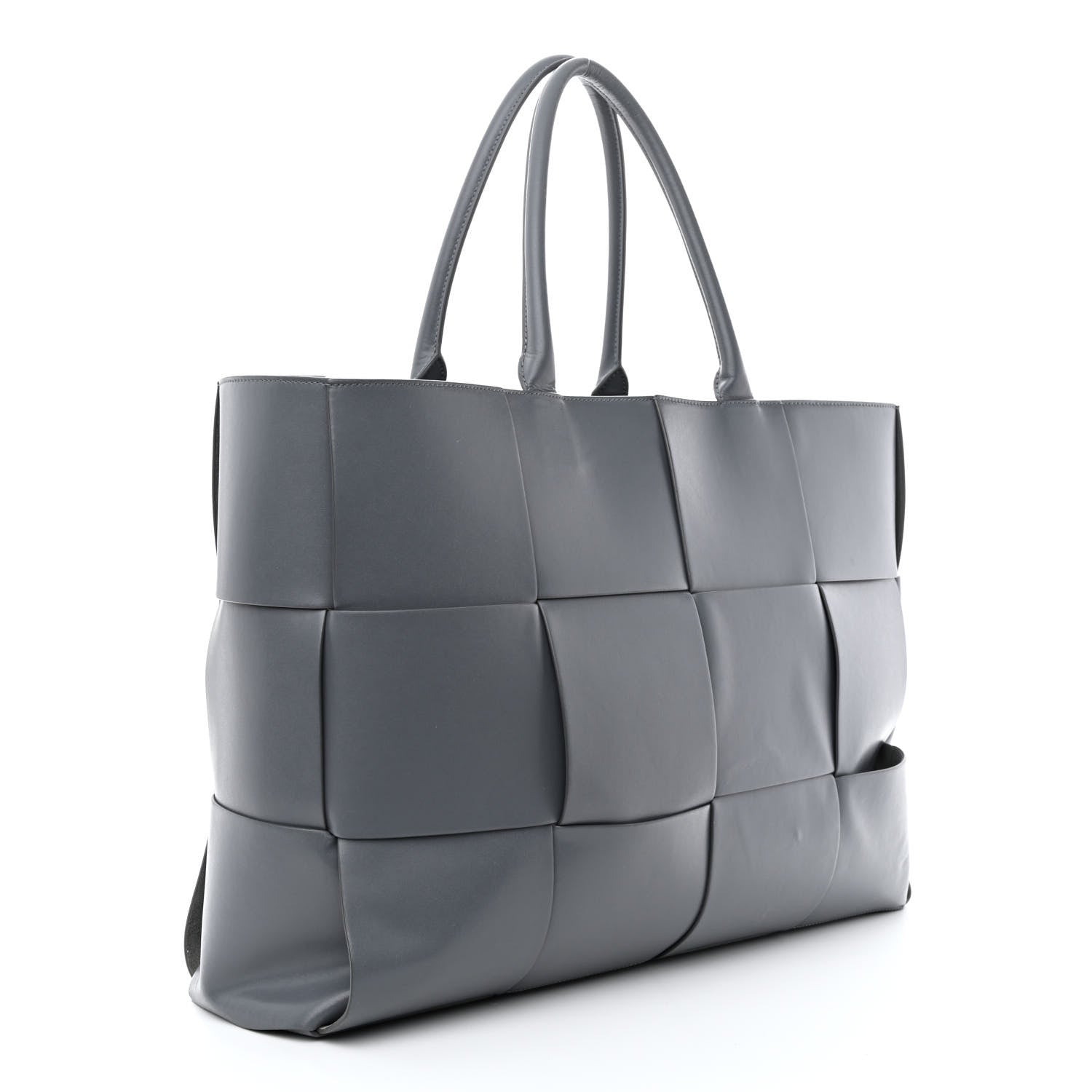 Bottega Veneta Nappa Maxi Intrecciato Mens Arco Tote Thunder 4 of 13
