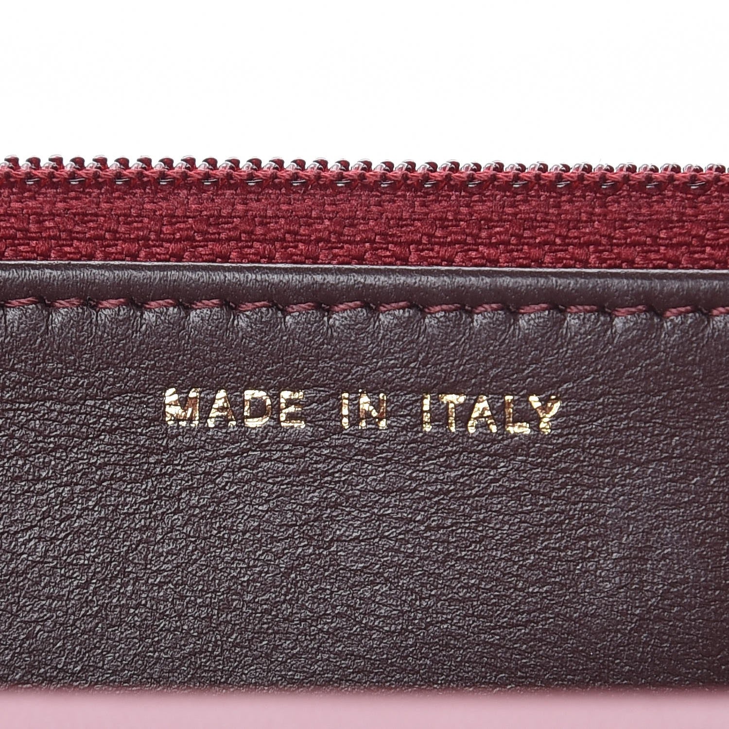 Chanel Lambskin Quilted Trendy CC Wallet On Chain WOC Dark Red 8 of 10