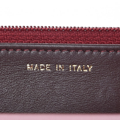 Chanel Lambskin Quilted Trendy CC Wallet On Chain WOC Dark Red 8 of 10
