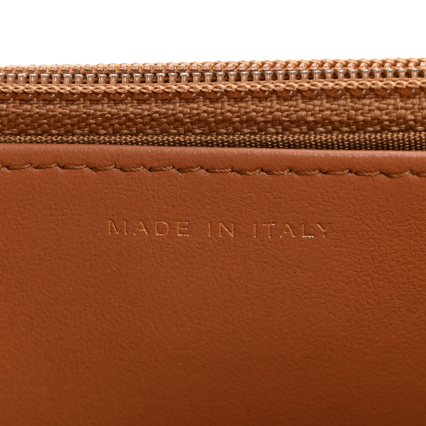 Lambskin Quilted Chanel 19 Wallet On Chain WOC Brown
