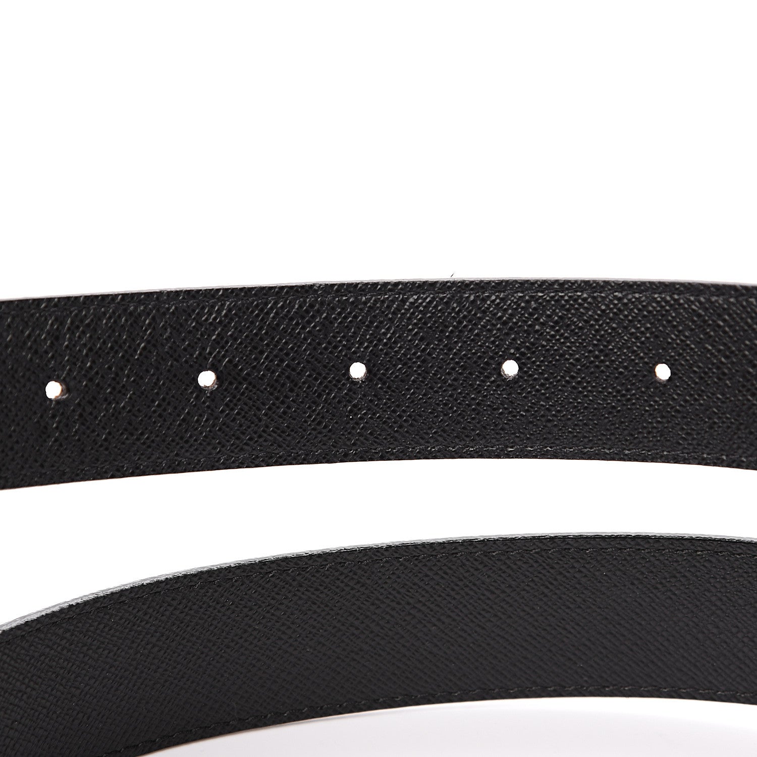 Louis Vuitton Calfskin Monogram 30mm LV Initiales Reversible Belt 90 36 Black 4 of 5