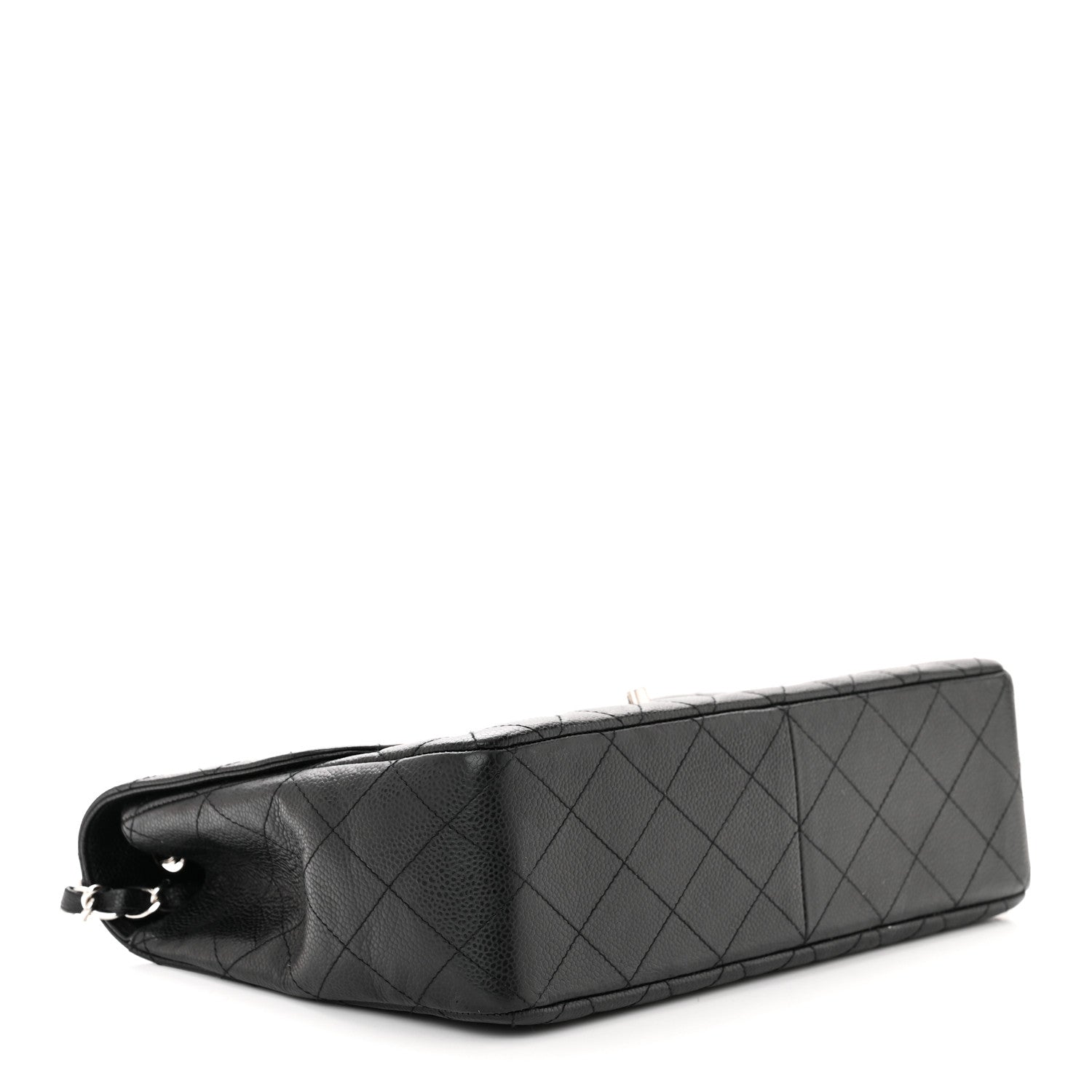 Chanel Caviar Quilted Jumbo Single Flap Black 4 of 10