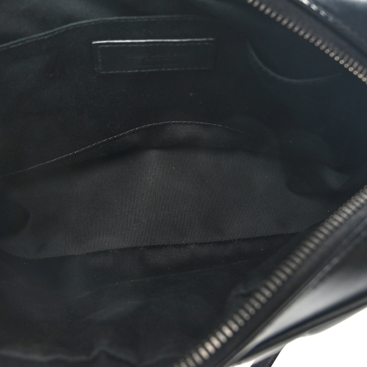 Saint Laurent Calfskin Matelasse Monogram Lou Camera Bag Black 5 of 9