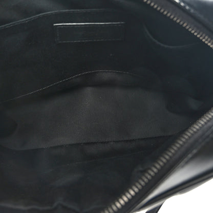 Saint Laurent Calfskin Matelasse Monogram Lou Camera Bag Black 5 of 9