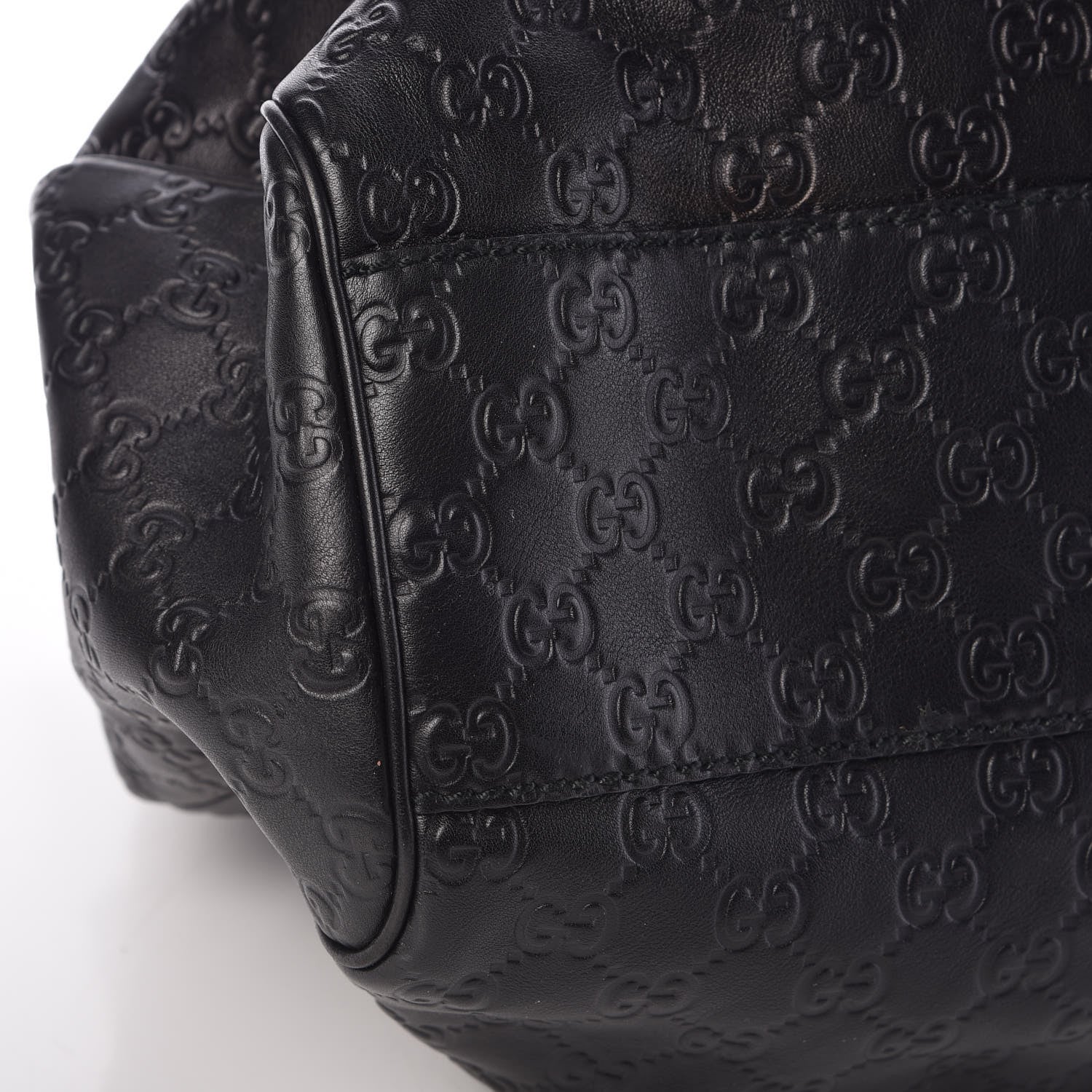 Gucci Guccissima Large Sukey Tote Black 8 of 9