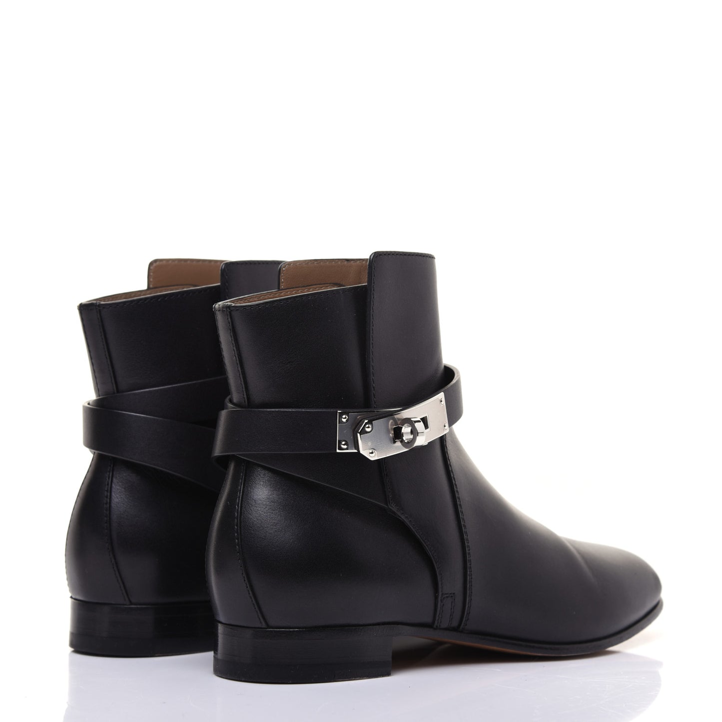 Calfskin Neo Low Boots 35 Black