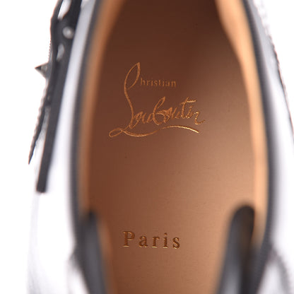 Christian Louboutin Calfskin Mens Nono Strap Flat Sneakers 45 Black 8 of 9