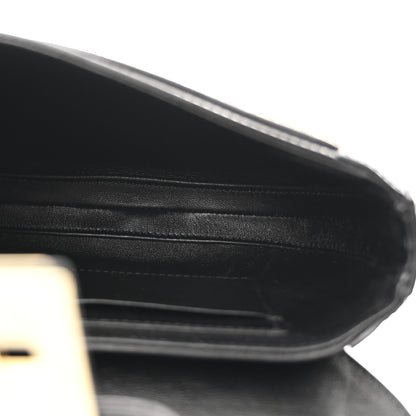 Celine Pony Hair Calfskin Leopard Print Besace 16 Black Naturals 5 of 10