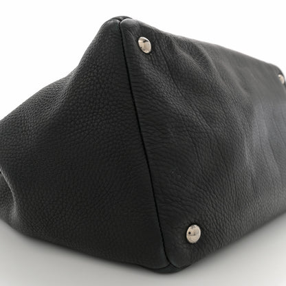 Prada Vitello Daino Tote Black 9 of 14