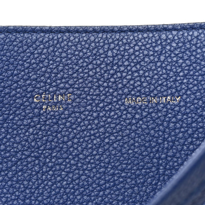 Celine Soft Grained Calfskin Small Belt Cabas Phantom Deep Blue 6 of 16