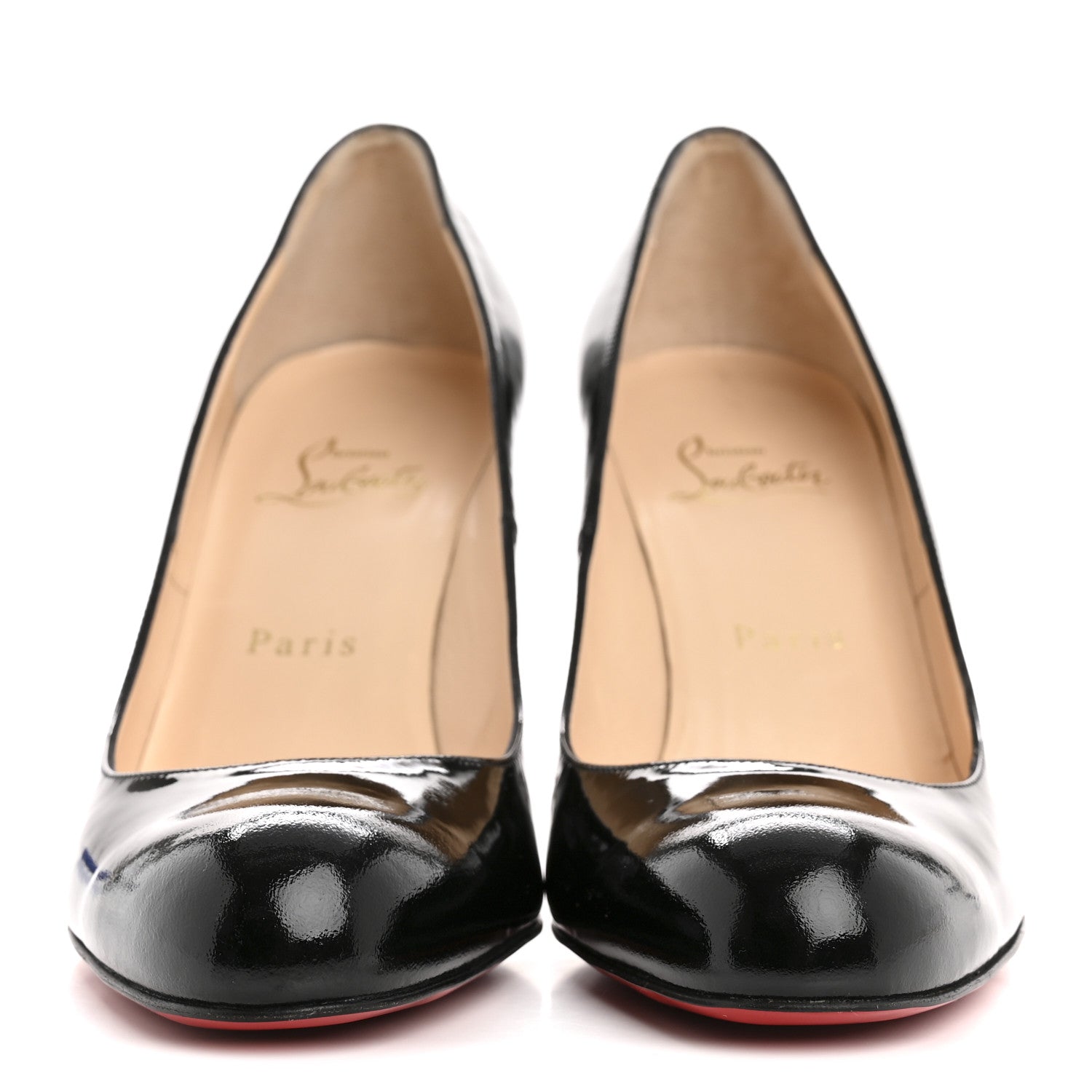 Christian Louboutin Patent Simple 85 Pumps 37.5 Black 3 of 8