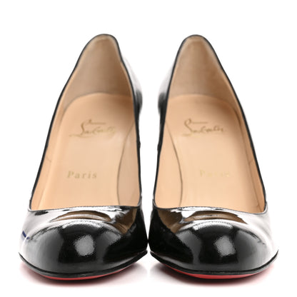 Christian Louboutin Patent Simple 85 Pumps 37.5 Black 3 of 8