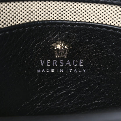 Versace Calfskin Printed Small Palazzo Empire Bag Multicolor Black 6 of 9