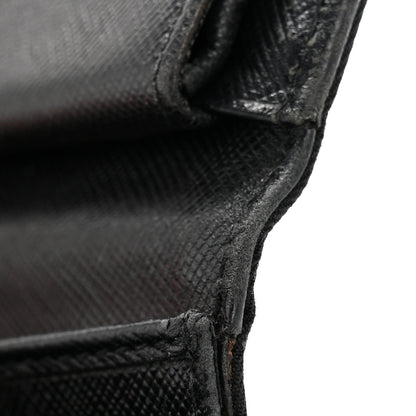 Prada Tessuto Nylon Tri-Fold Compact Wallet  Black 20 of 24