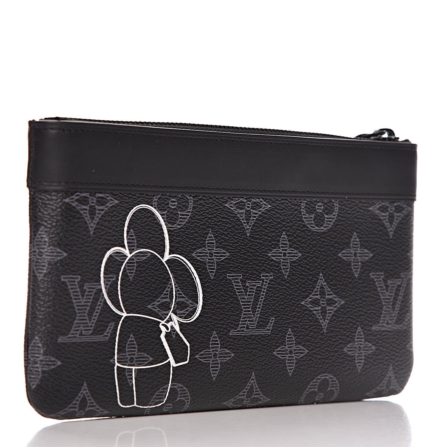 Louis Vuitton Monogram Eclipse Vivienne Pochette Apollo PM 3 of 7