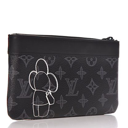 Louis Vuitton Monogram Eclipse Vivienne Pochette Apollo PM 3 of 7