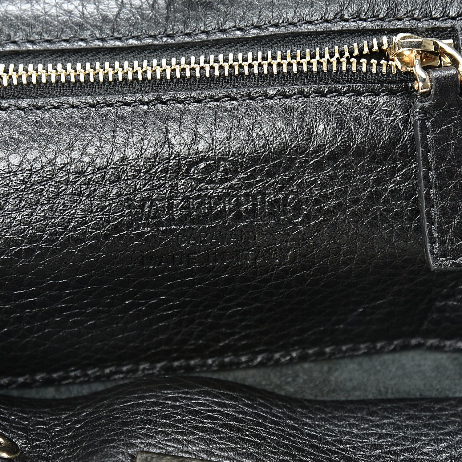 Valentino Garavani Pebbled Calfskin Mini Rockstud Tote Black 5 of 8