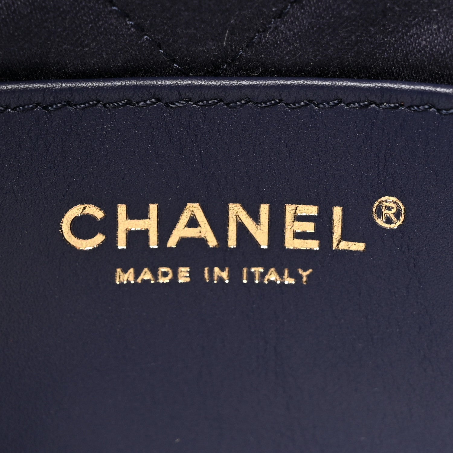 Chanel Shiny Calfskin Quilted Mini Chanel 22 Navy Blue 6 of 10