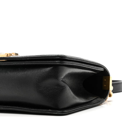 Chanel Caviar Quilted Medium Boy Flap Black 10 of 11