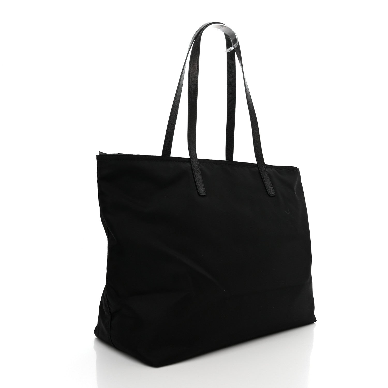 Prada Nylon Tessuto Saffiano Robot Tote Bag Black 3 of 11
