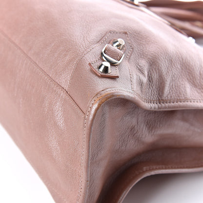 Balenciaga Pearlescent Goatskin Classic Palladium Hardware City Rose Rose Light 11 of 14