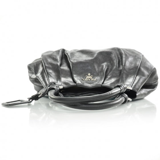 Prada Leather Satchel Nero Black 5 of 9