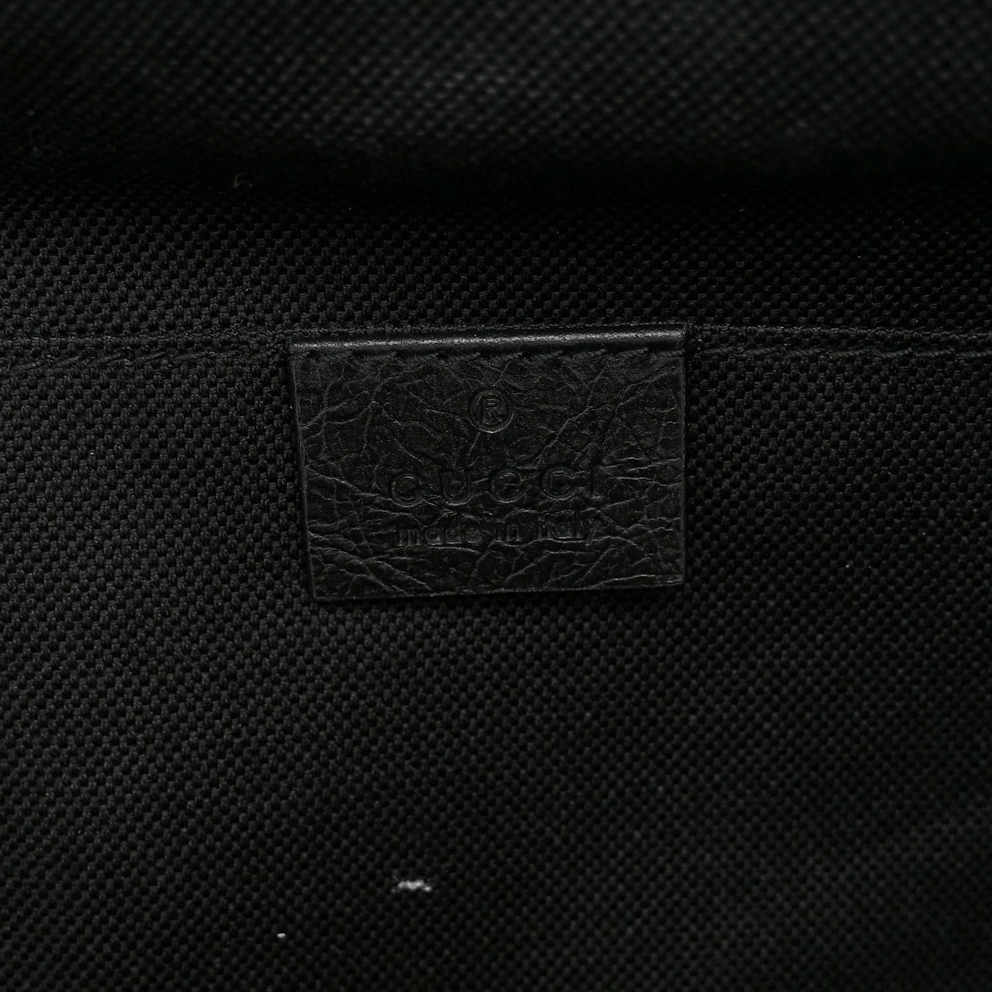 Fluffy Calfskin Mesh Nylon Medium Morpheus Double Buckle Backpack Black