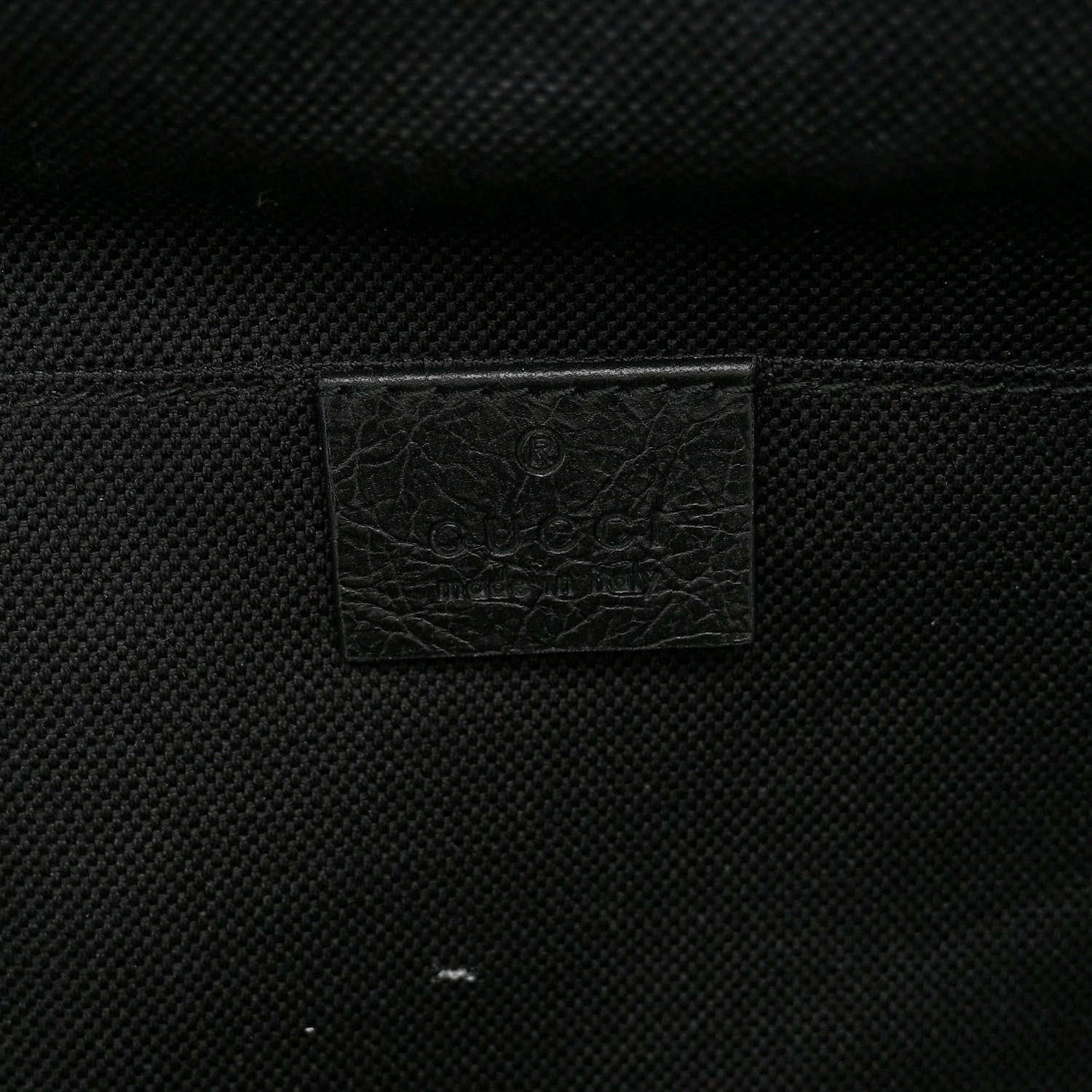 Gucci Fluffy Calfskin Mesh Nylon Medium Morpheus Double Buckle Backpack Black 6 of 9