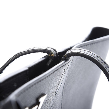 Louis Vuitton Calfskin Lockme Cabas Black 17 of 17