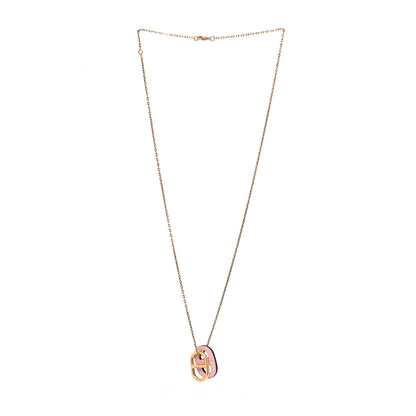Hermes Swift O'Maillon Pendant Necklace Rose Sakura 3 of 7