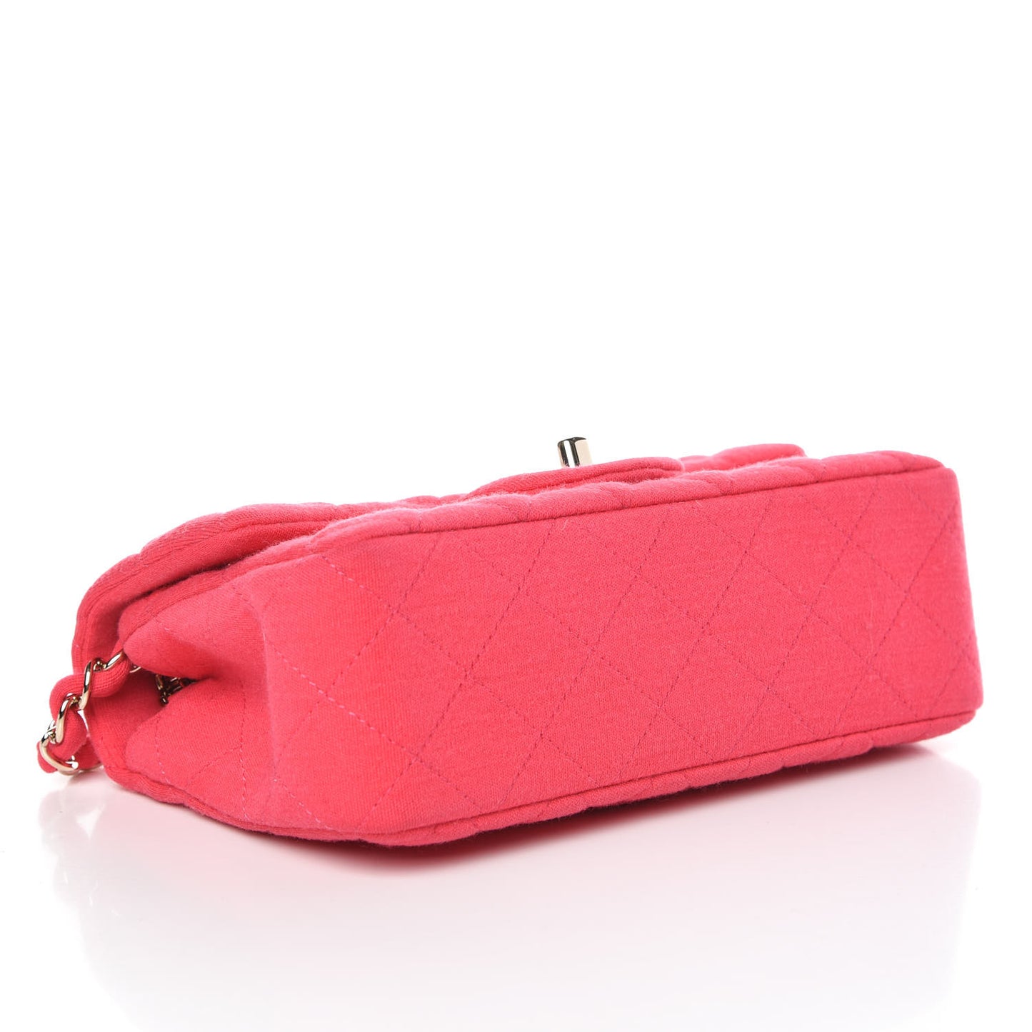 Jersey Quilted Mini Rectangular Flap Pink