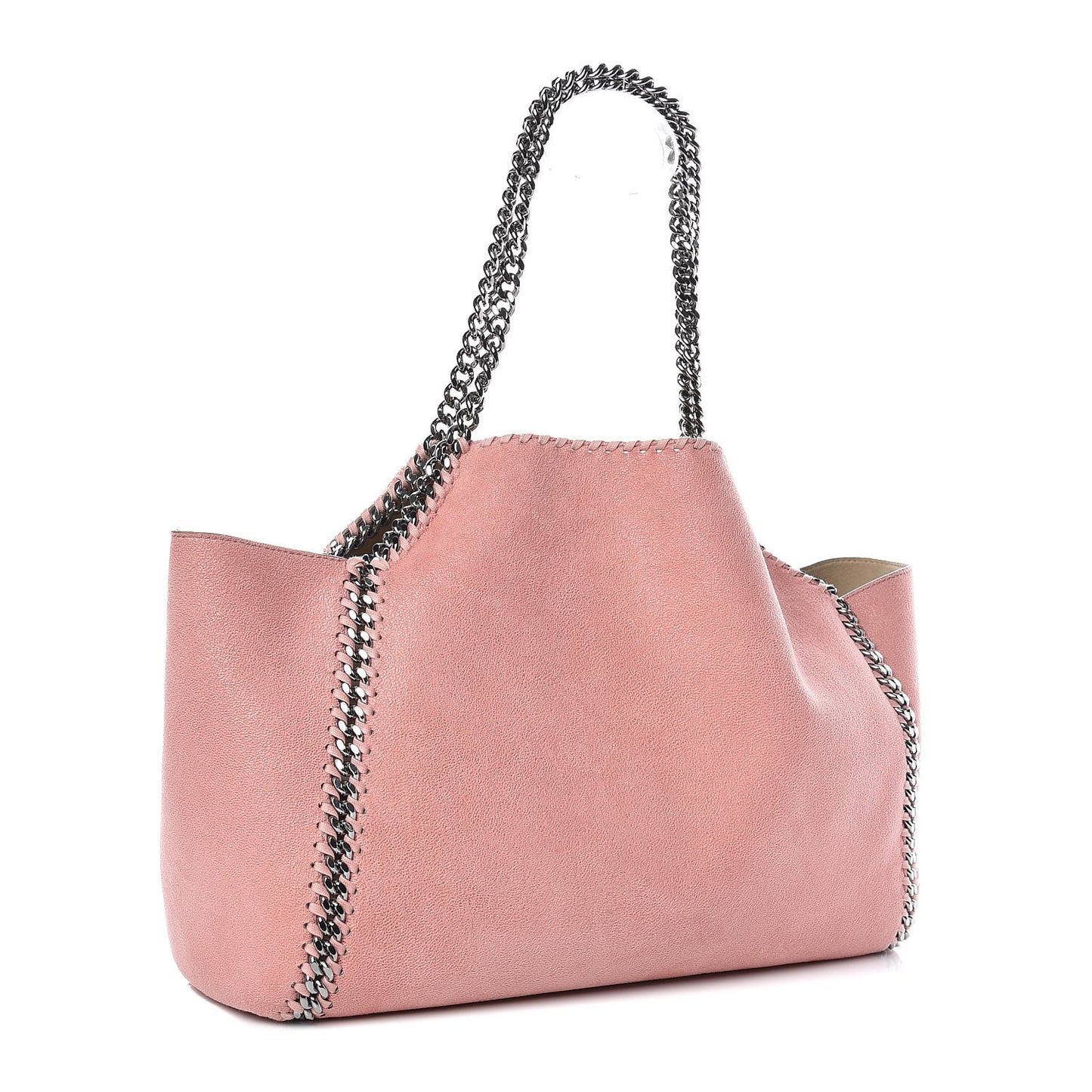 Shaggy Deer Falabella Reversible Tote Blush Pink Beige