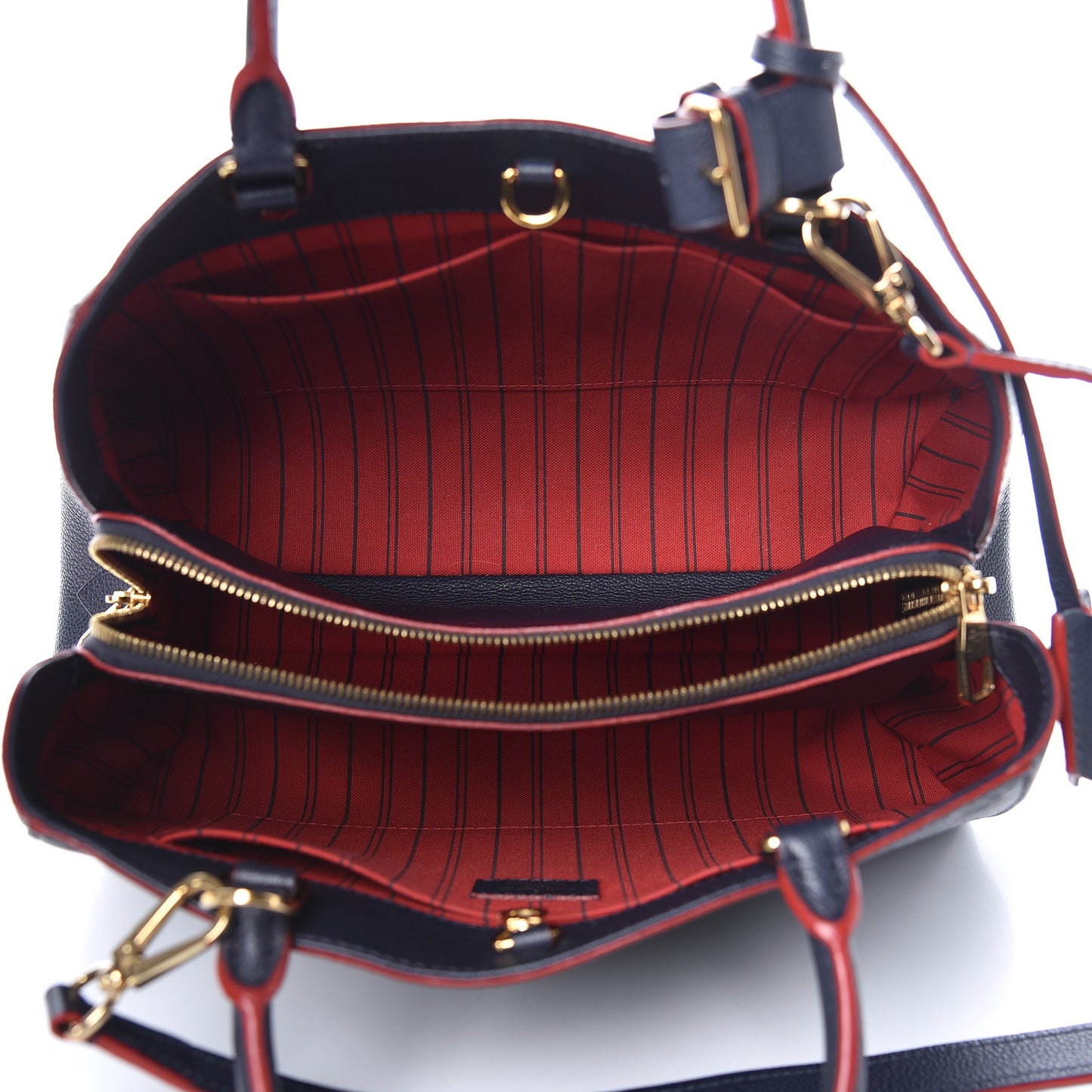 Empreinte Montaigne MM Marine Rouge