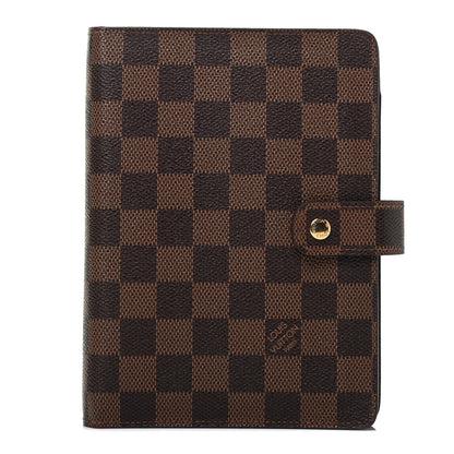 Louis Vuitton Damier Ebene Medium Ring Agenda Cover 1 of 7