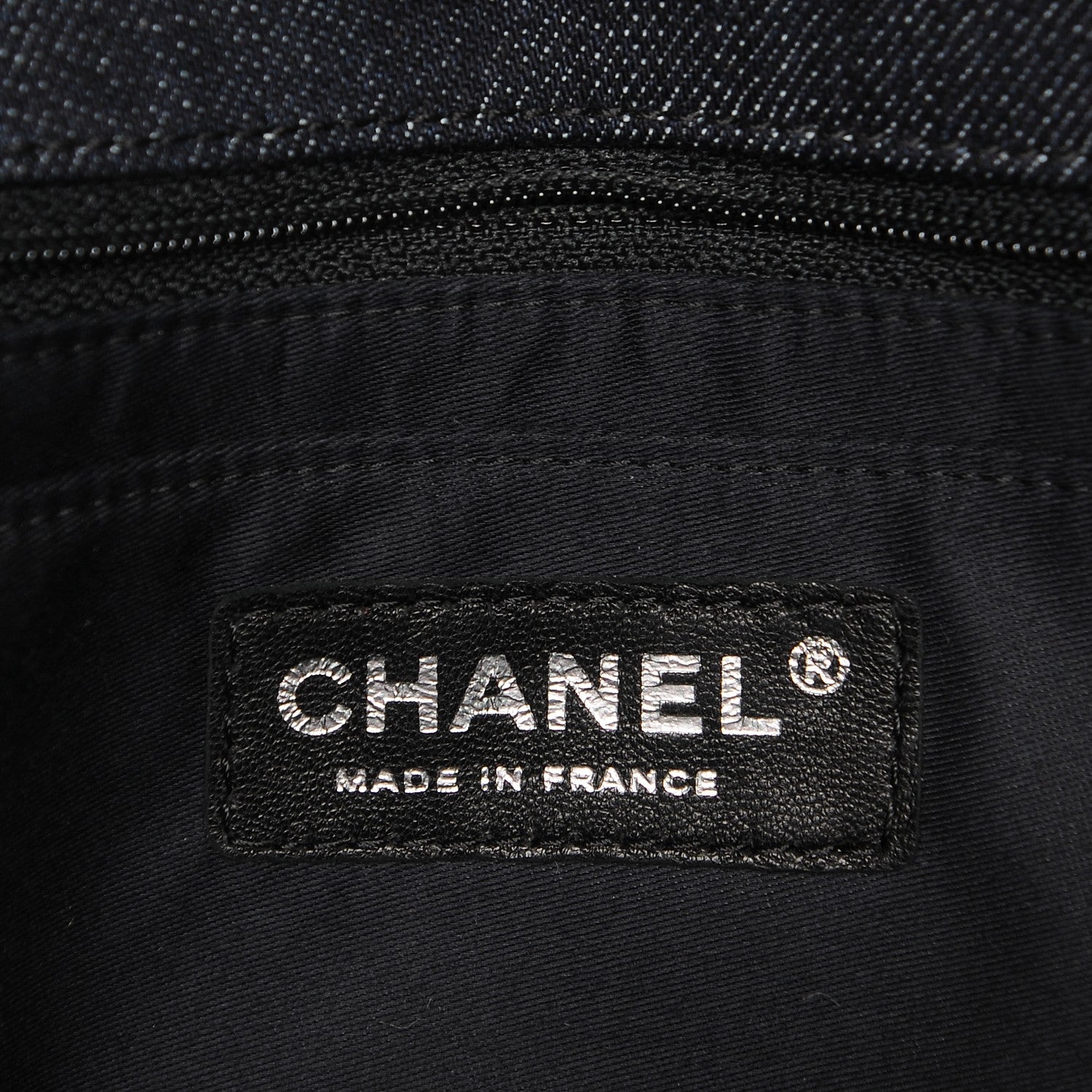 Chanel Denim Embroidered Medium Perfume Bottle Flap Blue 6 of 8