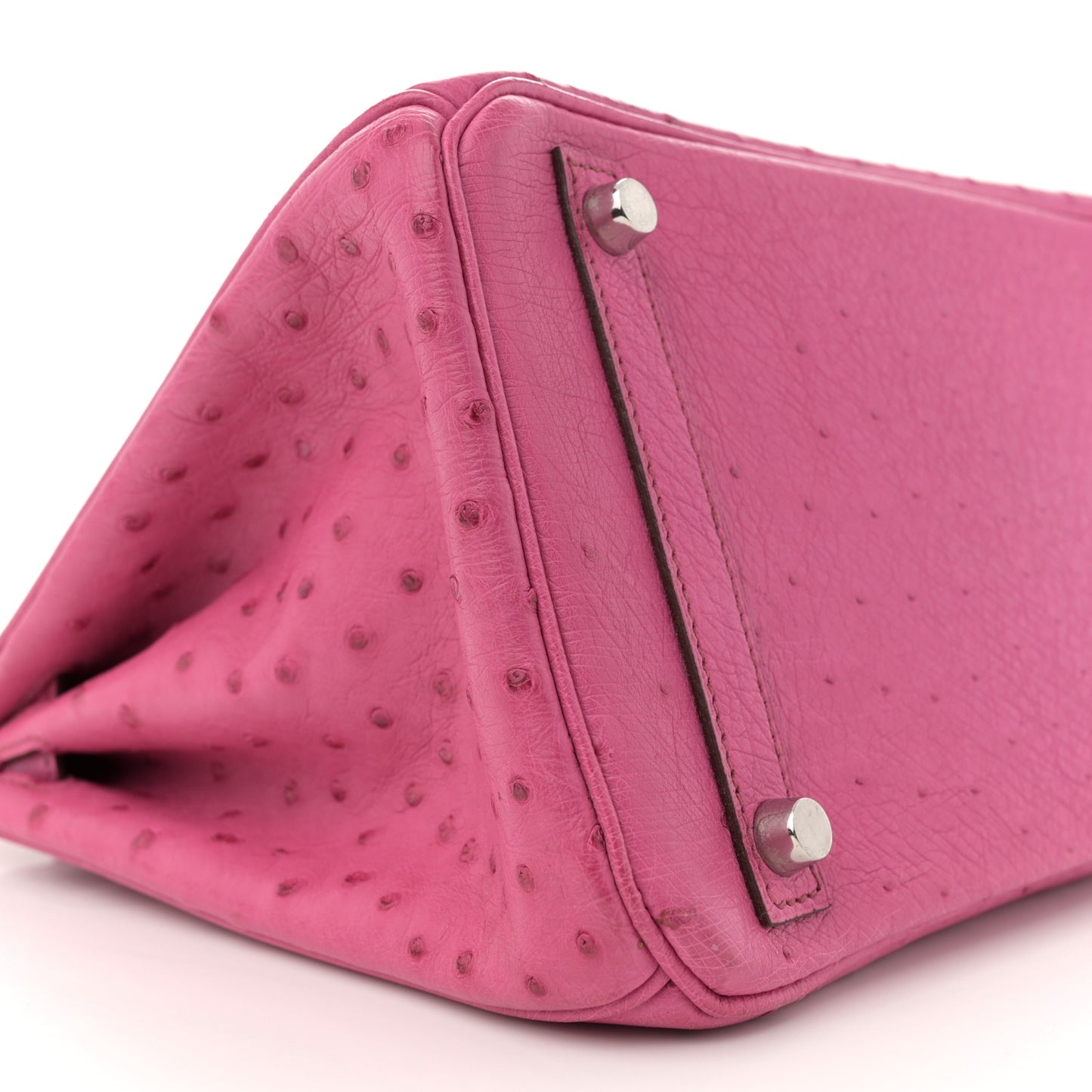 Ostrich Birkin 30 Fuchsia