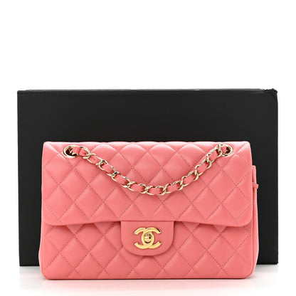 Chanel Caviar Quilted Small Double Flap Pink 11 of 11