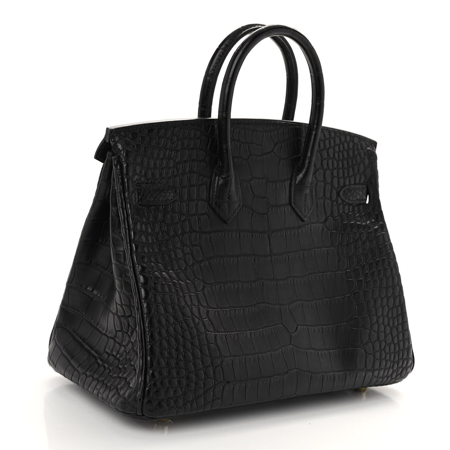 Matte Alligator Birkin 25 Black