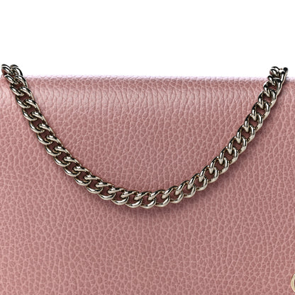 Gucci Dollar Calfskin Medium Betty Chain Wallet Soft Pink 7 of 9