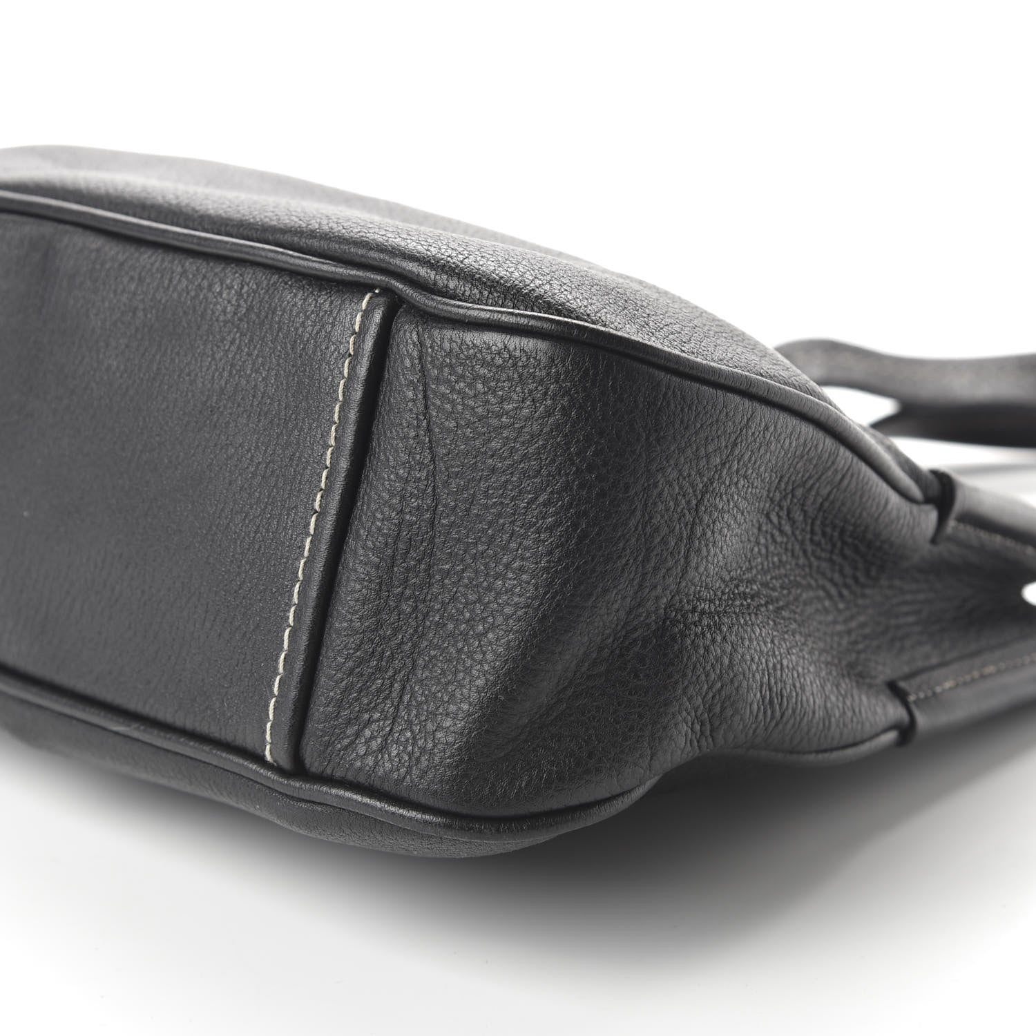 Prada Vitello Daino Shoulder Bag Black 7 of 9