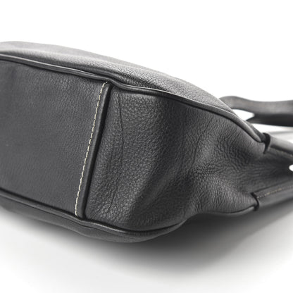 Prada Vitello Daino Shoulder Bag Black 7 of 9