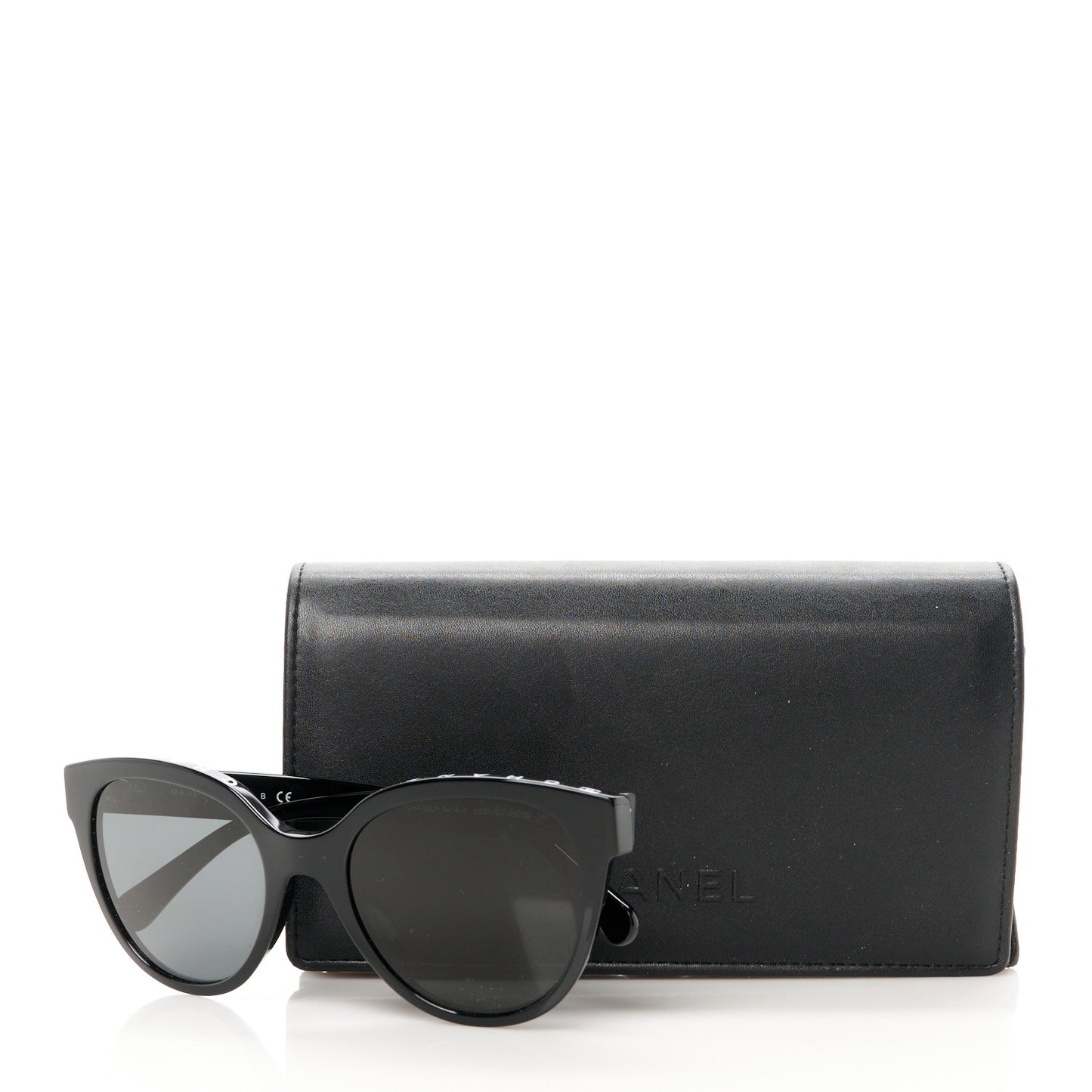 Acetate CC Butterfly Sunglasses 5414-A Black
