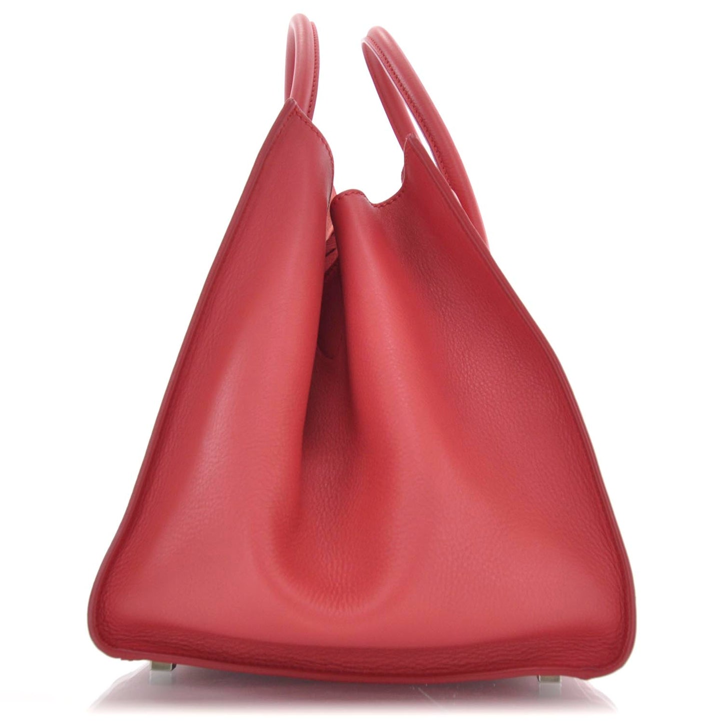 Supple Calfskin Medium Phantom Luggage Vermillion