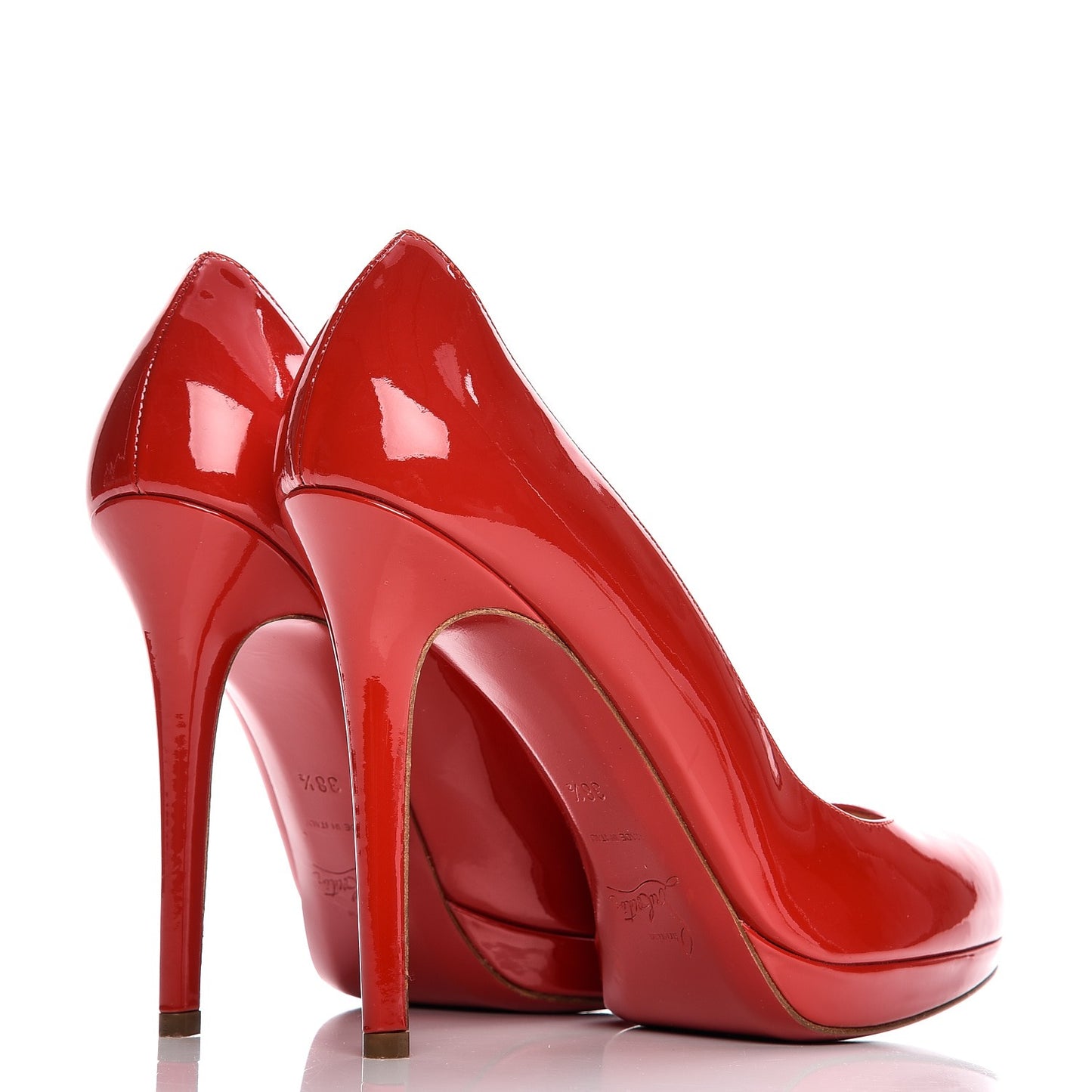 Patent New Simple 120 Pumps 38.5 Red